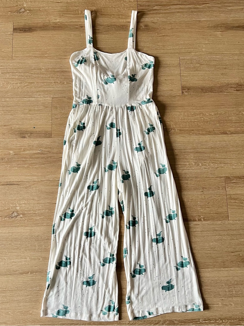 Kate Quinn Women’s Bamboo Tie Back Jumpsuit Size Small